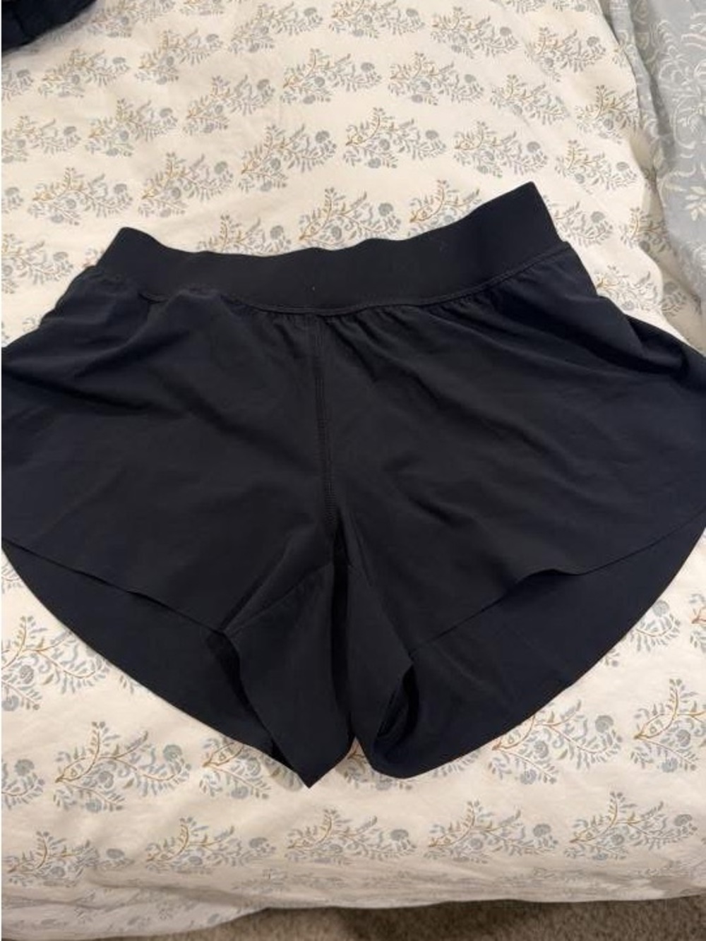 Women’s Black Athletic Shorts - Comfortable Stretch Waist